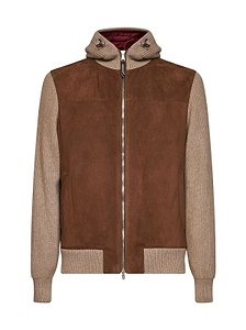 Brunello Cucinelli Zip-Up Hooded Jacket