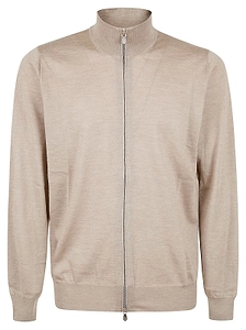 Brunello Cucinelli Zip-Up Long-Sleeved Cardigan