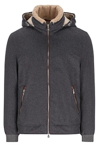 Brunello Cucinelli Zip-Up Hooded Jacket