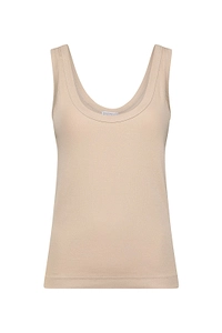 Brunello Cucinelli Sleeveless Jersey Top