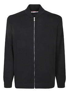 Brunello Cucinelli Zipped Knitted Cardigan