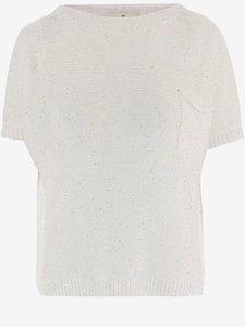 Bruno Manetti Short-Sleeve Knitted Top