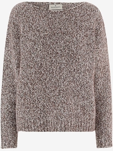 Bruno Manetti MÉLange Crew-Neck Knitted Sweater