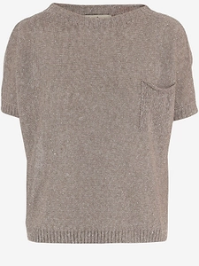 Bruno Manetti Short-Sleeve Knitted Top