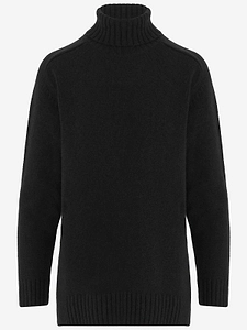 Bruno Manetti Ribbed Turtleneck Knitted Sweater