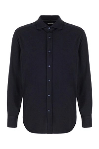 Brunello Cucinelli Spread-Collared Buttoned Shirt