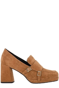 Bruno Premi Buckled Block Heeled Pumps