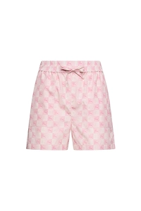 Burberry Checked Drawstring Shorts