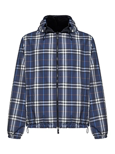 Burberry Checked Hooded Reversible Jacket