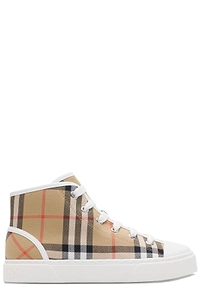 Burberry Kids Lace-Up Sneakers