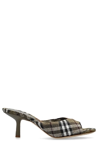 Burberry Checked Slip-On Mules