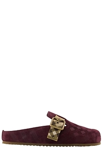 Burberry Checked Strap Mules