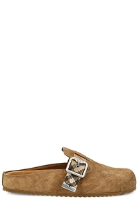 Burberry Checked Urchin Clogs