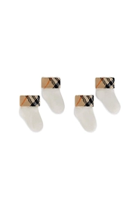 Burberry Kids Two-Piece Stretched Socks