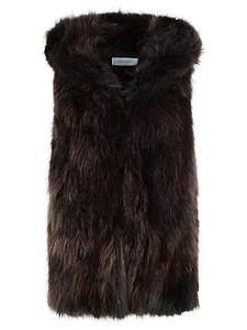 Bully Hooded Fur Coat