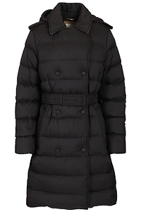 Burberry Belted Hooded Down Jacket