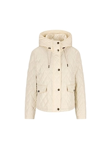 Burberry Cropped Quilted Hooded Jacket