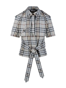Burberry Liv Belted Check Shirt