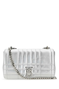 Burberry Logo Plaque Quilted Crossbody Bag