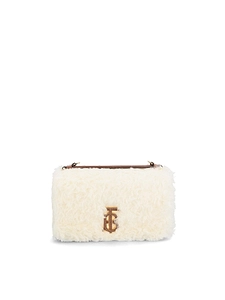 Burberry Logo Plaque Zipped Shoulder Bag