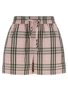 Burberry Checked Drawstring Shorts