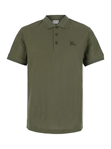 Burberry Embroidered Logo Polo Shirt