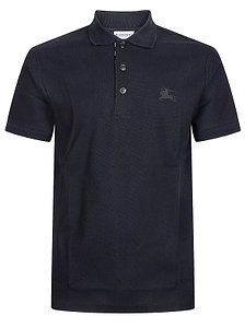 Burberry Ekd Embroidered Short Sleeved Polo Shirt
