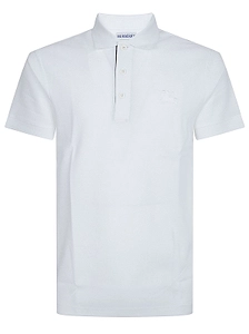 Burberry Ekd Embroidered Short Sleeved Polo Shirt