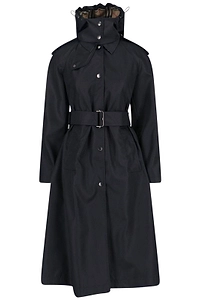 Burberry Long Hooded Car Coat