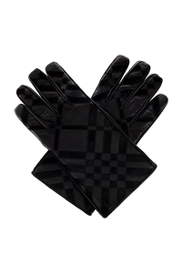 Burberry Check-Panel Gloves