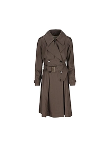 Burberry Long Gabardine Pembury Trench Coat