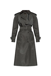 Burberry Long Hooded Trench Coat