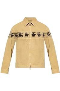 Burberry Ekd Motif Zipped Tanners Jacket