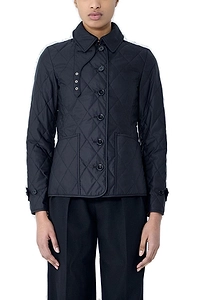 Burberry Long Sleeved Quilted Buttoned Jacket
