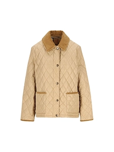Burberry Long Sleeved Quilted Jacket