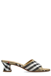 Burberry Check Sloane Mules