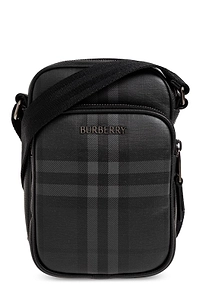 Burberry Checked Logo Messenger Bag