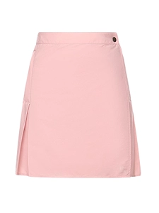 Pleated Stretch Mini Skirt