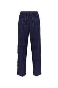 Burberry Check Wide-Leg Pants