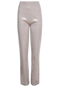 Burberry Sequin High-Waist Trousers