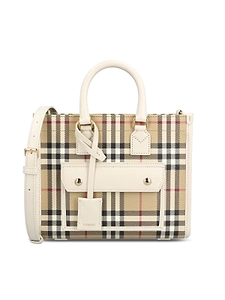 Freya Checked Tote Bag