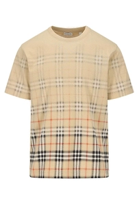 Burberry Gradient Check Crewneck T-Shirt