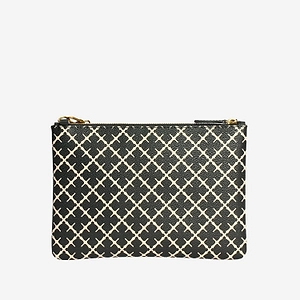 By Malene Birger Geometric Zip Wristlet Bag