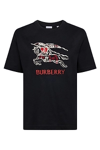 Burberry Beaded Equestrian Logo T-Shirt