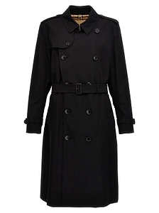 Burberry Heritage Kensington Double Breasted Belted Trench Coat