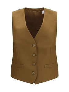 Burberry Single Breasted V-Neck Tailored Waistcoat