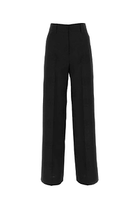 Burberry High-Rise Wide-Leg Trousers