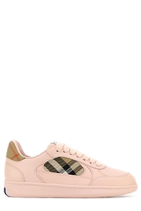 Burberry Terrace Checked Lace-Up Sneakers