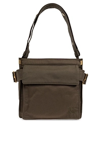 Burberry Trench Logo-Embroidered Zipped Messenger Bag