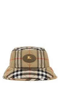 Burberry Horseshoe Quilted Check Bucket Hat